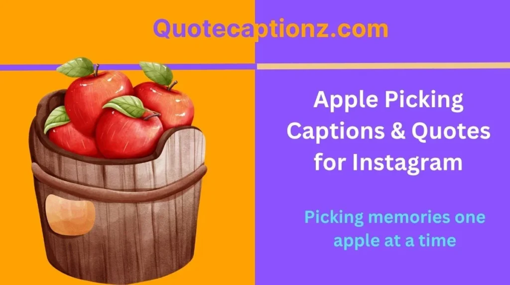 Apple Picking Captions & Quotes for Instagram