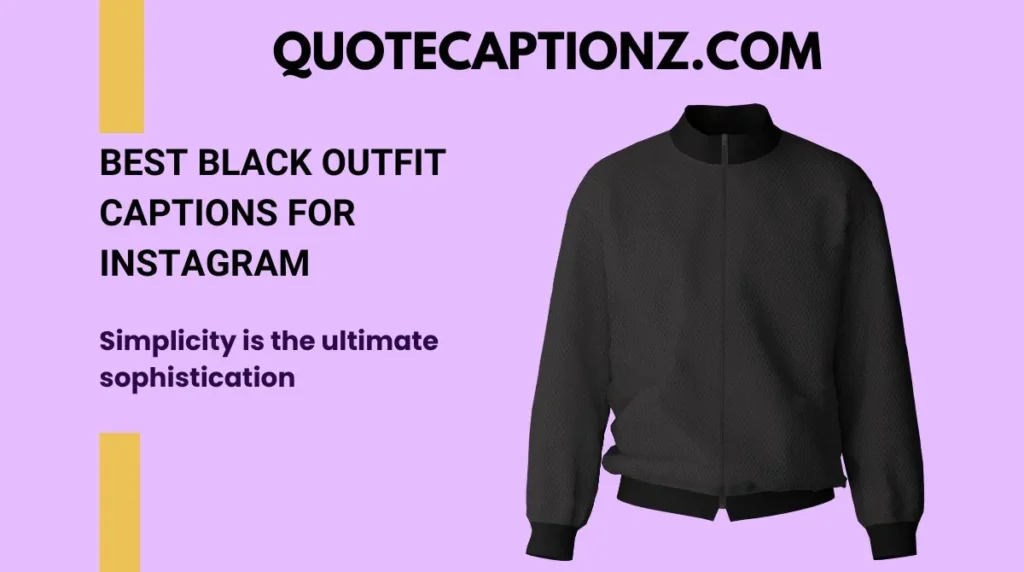 Best Black Outfit Captions for Instagram