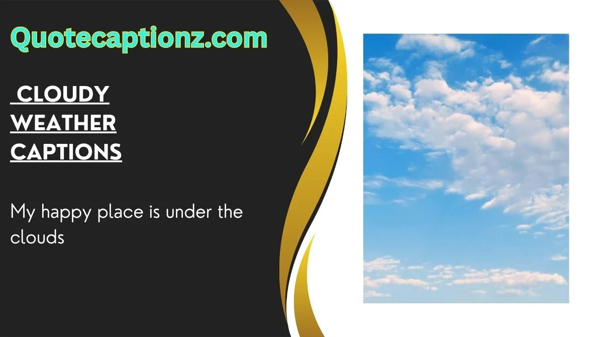 My happy place is under the clouds