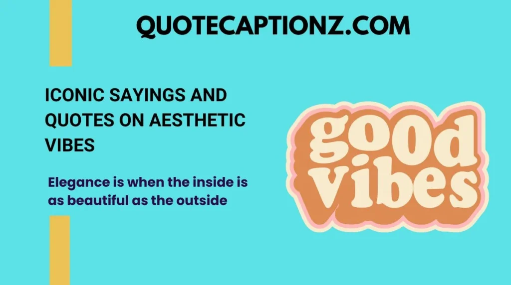 Iconic Sayings and Quotes on Aesthetic Vibes