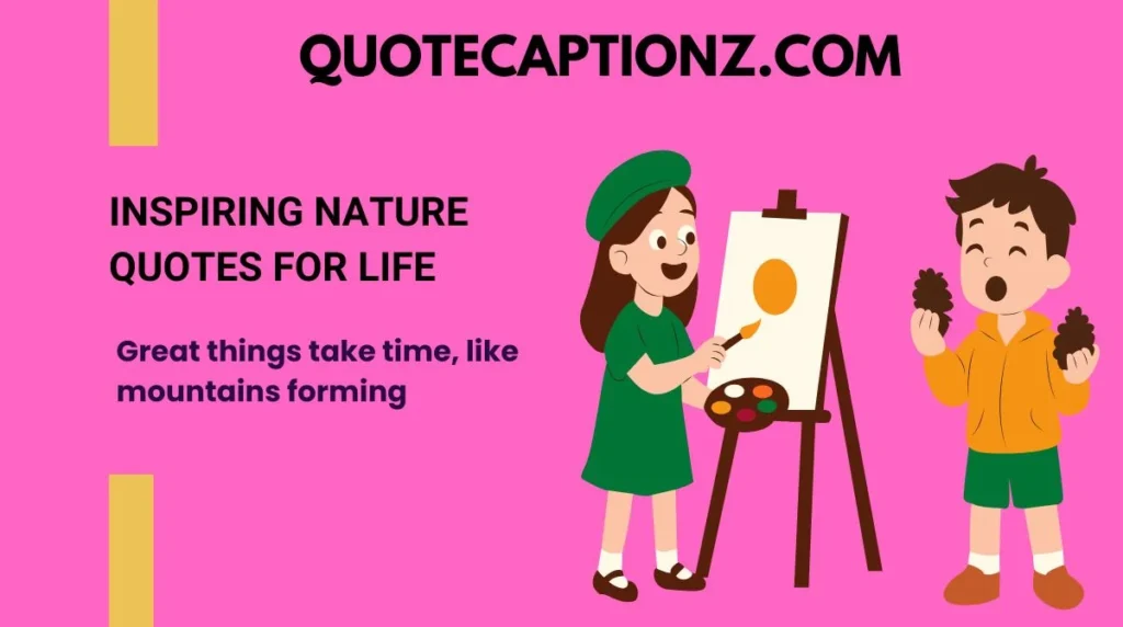 Inspiring Nature Quotes for Life