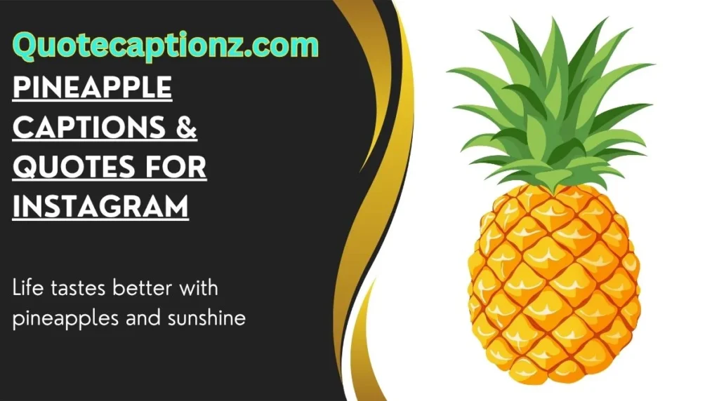 Pineapple Captions & Quotes for Instagram