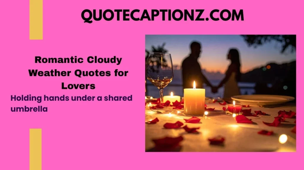 Holding hands under a shared umbrella