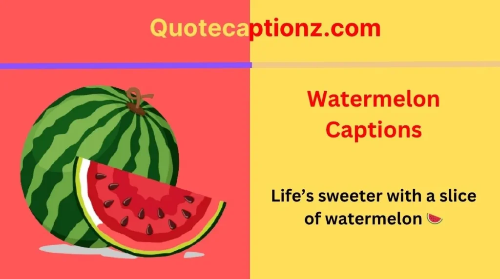 Watermelon Captions