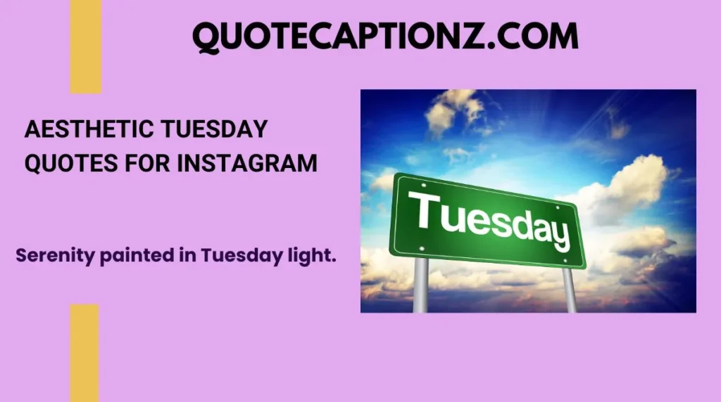 Aesthetic Tuesday Quotes for Instagram