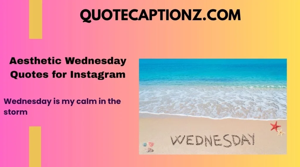 Aesthetic Wednesday Quotes for Instagram