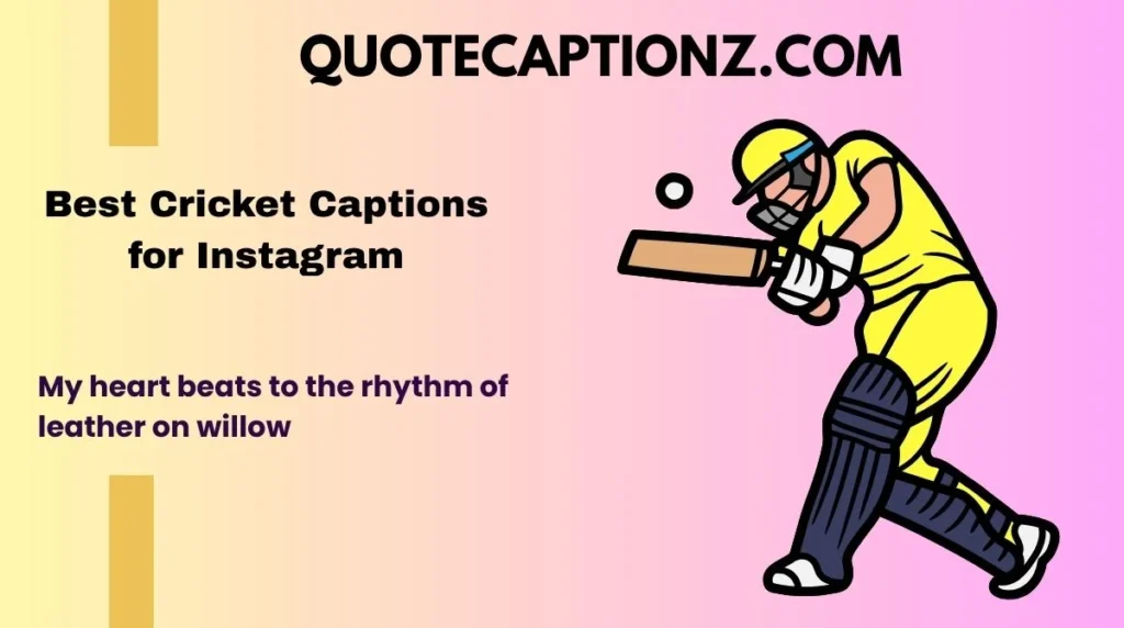 Best Cricket Captions for Instagram