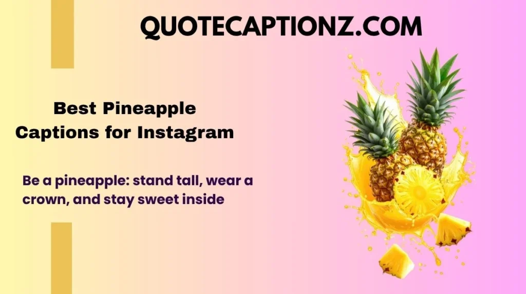 Best Pineapple Captions for Instagram
